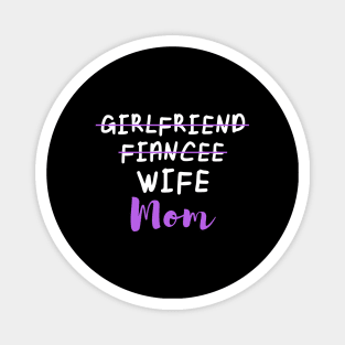 New Mom Funny design - Baby Shower And Announcement Magnet